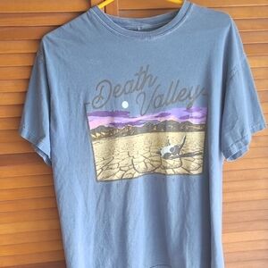 Blue Death Valley Graphic T-Shirt